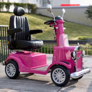 Elektromobil Euro-Reha Seniorenmobil 15 km/h Krankenfahrstuhl Führerscheinfrei Gatsby- Pink Elektromobile-Rhein Ruhr